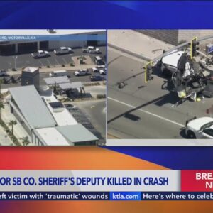 Deputy confirmed dead in crash in Inland Empire