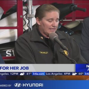 Former LAFD chief Kristin Crowley appeals mayor's decision to fire her