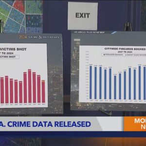 Homicide, violent crime rates dropped in Los Angeles last year, officials say 