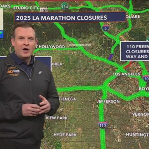 L.A. Marathon Freeway Ramp Closures