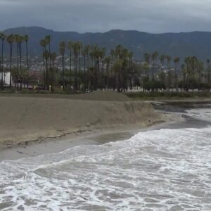 Light rain leads a pattern of stronger weather into the Central Coast