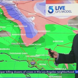 New storm will bring more rain, snow to Southern California Friday