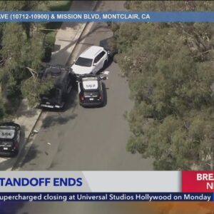 Law enforcement engages in standoff with domestic violence suspect in Inland Empire