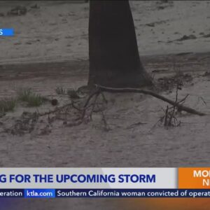 Southern California burn zone residents prepare for upcoming storm