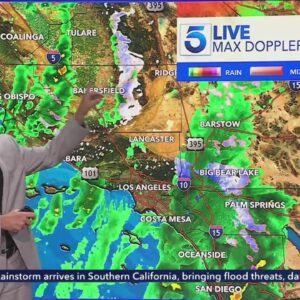 Storm pounds Southern California with rain, snow and a possible tornado