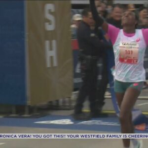 The top women finishers in the 2025 Los Angeles Marathon