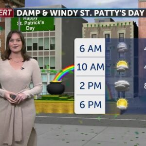 Tracking strong winds & a soggy St. Patrick’s day