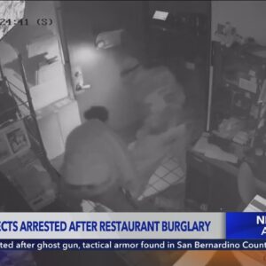 Video shows police chase, arrest Upland burglary suspects